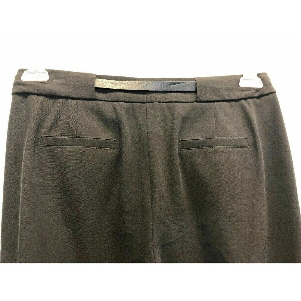 Nordstrom Collection Women's Black Pleated Cropped Wide Leg Pants Size 2 - Picture 9 of 9